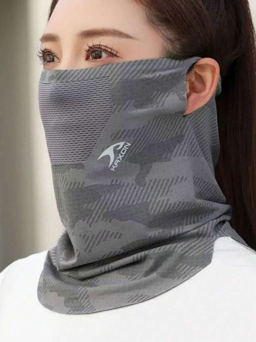 Cycling Mask & Scarf - Dark Grey - View 1
