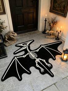 1pc Dinosaur Fossil Decorative Rug, Thickened Carpet, Thick Rug, Plush Carpet, Thickened Carpet, Decorative Rug, Bedroom Decor, Small Rug, Carpet, Home Decor - Multicolor - View 4