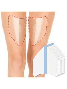 2/6/12pcs Thigh Chafing Protection Patches, Transparent Invisible Thigh Anti-Friction Patches, Waterproof And Breathable, Unisex, Waist Side Protection Patches, Prevent Thigh Friction, Valentine's Day Gift, Birthday Gift - A - View 4