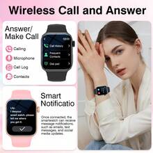 2.01" HD Touchscreen Smart Watch - Wireless Calling, Camera, Music Control | Android/IOS, Unisex Style, Customizable Dial, Alarm & Call/Message Alerts - Multicolor - View 2