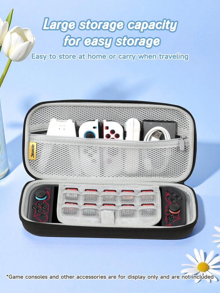 Ayotu Compatible With 2025 New Switch2 Red Web & Spider Pattern Game Console Shell And Accessories, Suitable For Switch2 7.9-Inch Protective Case. Package Includes Protective Case, Storage Bag, Dock Shell, Console Dust Cover, Game Storage Card Box, Joy-Con Controller Protective Cover And Other Multiple Style Accessories To Choose From, Ideal For Back To School Gifts, Birthday Gifts And Game Enthusiasts. - View 5