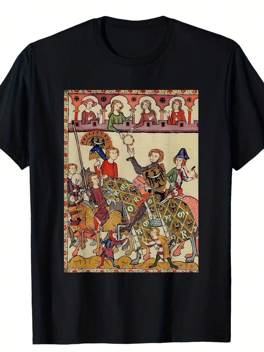 Women T-Shirts - 黑色 - 查看 1