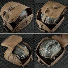Tactical Helmet Bag, Multi-Functional Molle Storage & Carrying Bag, Motorcycle Riding Storage Bag, Suitable For Sports, Hunting, Shooting, Combat Helmet - Multicolor - View 3