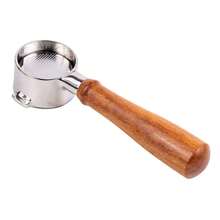 1pc 51mm 2 Ears Stainless Steel Bottomless Naked Portafilter, Professional Espresso Replacement Handle Compatible With EC200, EC221, EC0310, EC0311, EC330 Coffee Machines - Multicolor - View 13