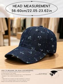 1pc Embroidered Baseball Cap, Breathable Thin Style, Truck Driver Unisex Outdoor Sun Hat, Suitable For Spring/Summer. Student & Couple Gift.,Holiday,Festival - Floral Pattern In 3 Colors - View 11