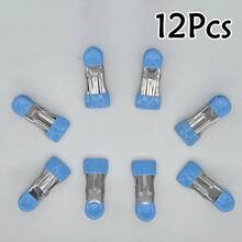 2/4/6/8/10/12/15/20Pcs Metal Anti-Slip Clips, Multi-Functional Kitchen Food Preservation Clips, Suitable For Reusable Storage Bags, Kitchen Home Photo File Organization Clips, Office Folder Clips - Multicolor - View 20