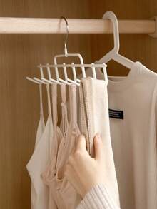 8-Cap Capacity Hat Storage Rack, Multi-Function Hat Hanging Rack, Dorm Closet Storage Hook, Suitable For Hats, Ties, Belts, Scarves, Multi-Function Wall-Mounted Hat Display Rack, Towel Storage Rack, Portable Travel Hook, Suitable For Home, Campus, Hotel - Multicolor - View 3