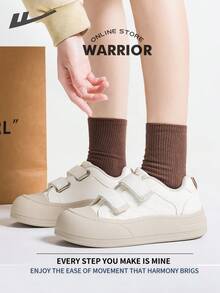 Warrior Women's Board ShoesSpring And SummerComfortable Modest Style Casual Yet Sleek Sneakers Applicable Throughout The Year Wear-Resisting All-Day Wear Training Sneakers Running Shoes - Beige - View 6