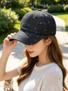 1pc Embroidered Baseball Cap, Breathable Thin Style, Truck Driver Unisex Outdoor Sun Hat, Suitable For Spring/Summer. Student & Couple Gift.,Holiday,Festival - Floral Pattern In 3 Colors - View 10