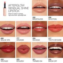 NARS Cosmetics أحمر شفاه براق Sensual Afterglow 208 Devotion 1.5g - لمسة نهائية عالية اللمعان، ترطيب طوال اليوم - Rose - مشاهدة 4