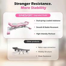 Home Gym Equipment 1pc Waist Home Fitness Equipment Home Gym Equipment Weight Loss Equipment Board Body Rotating Board Twisting Machine  Turning Turn Waist Disc - Pink No. 2 - View 3