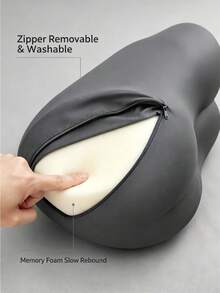 1pc Multi-Functional Bed Lounge Cushion, Soft Ergonomic Support Pillow, Portable Relax Cushion For Reading Gaming Rest On Bed - 1PC - View 11