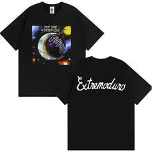 EXTREMODURO 2025 Tour T-Shirt, Unisex, Vintage Style, Short Sleeve, Summer, Pop, Loose And Oversized Fit. - 1T-s5390-black - View 1