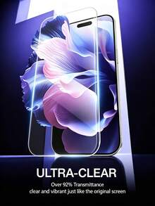 NNBILI 4pcs High Definition Transparent Tempered Glass Screen Protector, 1:1 High Definition Image Restoration, Essential For Daily Protection And Use, Compatible With IPhone 11/12/13/14/15/16/16 Plus/16 Pro/16 Pro Max/16e/17/17 Air/17 Pro/17 Pro Max/17e/18/18 Pro/18 Pro Max Full Series - Clear - View 4