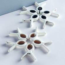 6pcs Beach Towel Clips Heavy Duty Plastic Non-Slip Clips Set For Pool Lounge Chair Towel Holder Anti-Slip Decorative Sunbathing Beach Vacation Pool Accessories Durable Waterproof Outdoor Summer Travel Essentials Christmas Gift For Women Men - View 7