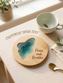 Posavasos personalizados - Marrón - Ver 1