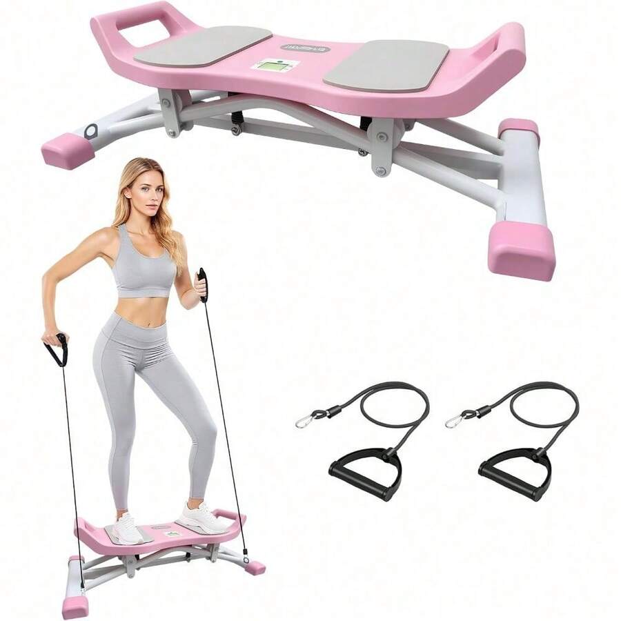 Home Gym Equipment 1pc Waist Home Fitness Equipment Home Gym Equipment Weight Loss Equipment Board Body Rotating Board Twisting Machine  Turning Turn Waist Disc - Pink No. 2 - View 1