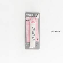1pc/3pcs Kawaii Cat Paw Dual Function Stationery, Mini Correction Tape & Dot Glue 2 In 1 Clear Adhesive, Perfect For Scrapbook DIY, Back To School - Multicolor - View 10