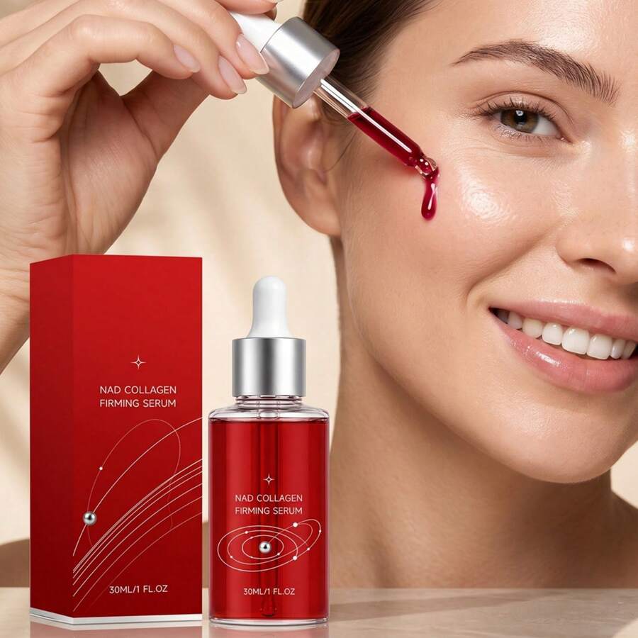 NAD+ Collagen Firming Serum, Moisturizing Facial Skin, Improving Dryness And Roughness, Refining Skin Texture, Elastic And Nourishing Skin Serum