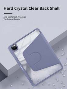 DANYCASE 360°旋转保护壳，兼容A16 Air 11/13 M3 2025、Mini 7 A17Pro 2024、Air 11/13 M2 2024、Pro 11/13 M4 2024、Pro 11、Pro 12.9、Air 5/4 10.9（第十代）、7/8/9、Mini 6、Pad SE 11英寸 - 紫色 - 查看 8