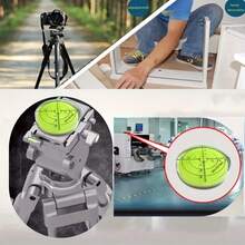 Round Bubble Level With Scale, Bubble Micro Level, Suitable For Turntable, Camera, Record Player, Tripod, Telescope Leveling Detection - Measurement Tool Gift - Round - View 3