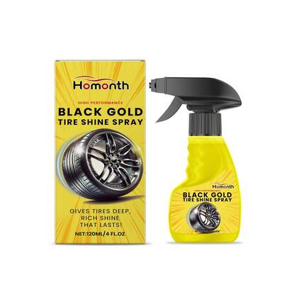 Homonth Spray Abrillantador para Ruedas de Coche, Líquido de Mantenimiento y Pulido para Neumáticos, Agente de Recubrimiento HE6R