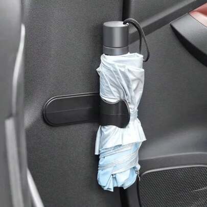Lichte draagbare autoparapluhouder, eenvoudige installatie ruimtebesparend, geschikt voor dashboard, vloer, muur, multifunctionele kleefhaak, past op de meeste automodellen