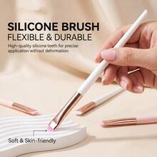 1pc Eyelash Lift Brush, Eyelash Curling Brush, Plastic Eyelash Comb, Eyelash Brush, Eyelash Lifting Tool - Multicolor - View 4