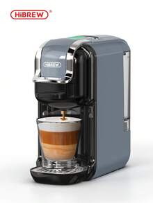 HiBREW 5-In-1 Capsule Coffee Machine Compatible With Various Coffee Capsules And Ground Coffee 7-Level Water Adjustment Hot And Cold Brewing Function 600ml Removable Water Tank 20 Bar Espresso Home Coffee Machine Suitable For Kitchen Parties And Gifting - EU F Type Plug(220-240V) - View 13