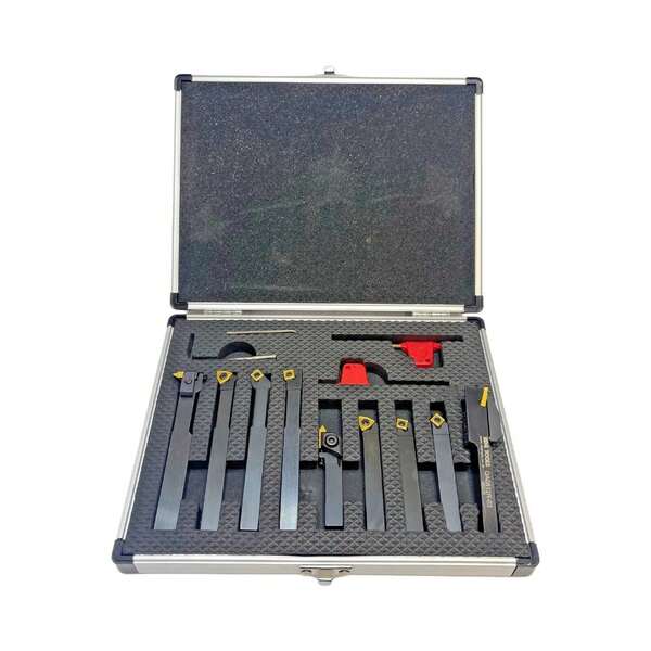 8mm Shank Rdgtools 9-Piece Turning, Boring, Parting & Grooving Tool Set