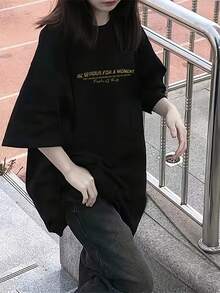 Women T-Shirts - 黑色 - 查看 3
