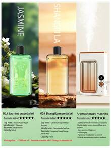 Value Gift Set! Wireless Portable Aromatherapy Diffuser With 7 Adjustable Settings, 6 Types Of 40ml Essential Oils For Easy Switching, USB-C Fast Charging + Digital Display Screen, Long-Lasting Fragrance All Day - D8K - View 19