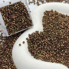 10g/Pack, 1.5/2/2.5/3/4.5mm Picasso Series Glass Beads, Premium Quality With Rich Texture, Suitable For Handmade Beading DIY Crafts, Clothing Weaving, Embroidery And More - 2.0 Picasso Five-color Antique - View 22