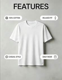 Men'sgraphics,Thickfabriccrewneckshortsleevedwithdollarpattern,Easytowear,Comfortableandbreathable - 白色 - 查看 8