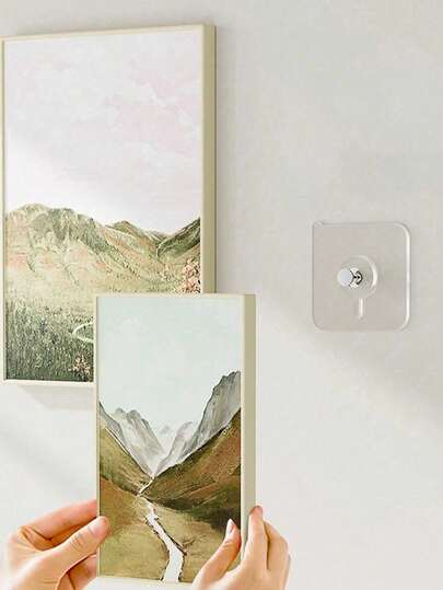 Wall-Mounted Hooks, Multi-Functional Coat, Hat, Towel, Picture Frame, Key Storage Rack, Waterproof Drill-Free Hooks For Bathroom, Kitchen, Office, Wall And Home, Ramadan
