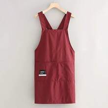 Waterproof Cross Back Apron With Pocket, Oil Resistant X-Back Chef Cooking Apron, Reusable Work Apron For Kitchen Home Bakery Coffee Shop Florist Craft Use Christmas,Halloween - Multicolor - View 2