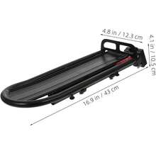 1PC Bicycle Rear Rack Mountain Bike Quick Detachable Adjustable Aluminum Alloy Rack Flat Telescopic Luggage Rack Bicycle Equipment Suitable For Commuting And Outdoor Cycling. The Weight Of The Bike Is 10Kg - Multicolor - View 6