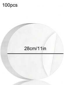 50/100 tờ giấy nướng tròn (6in/8in/10in), thảm nướng chống dính, giấy lót nồi chiên không dầu, giấy lót khuôn bánh, giấy thấm hút, giấy nướng hai mặt phủ silicon đã cắt sẵn. - Nhiều màu - Xem 23