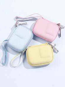 1pc EVA Material Protective Camera Portable Bag, CCD Camera Bag, Shockproof Earphone Bag, Charging Cable Storage Bag, Suitable For Action 6 / 5 Pro / 4 / 3 - Multicolor - View 2