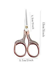 1pc Embroidery Scissors, Stainless Steel Small Scissors, Yarn Scissors, DIY Embroidery, Crafts, Sewing, Art Creation And Daily Use Tools - Multicolor - View 5