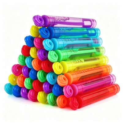 64/48/32 piezas Mini varitas de burbujas con forma de estrella, sin solución de burbujas. Adecuado para recuerdos de fiesta, rellenos de piñata, sorpresas en bolsas de regalo, juegos y recompensas en el aula, niños y niñas, recuerdos de fiesta de cumpleaños, regalos de Acción de Gracias y Navidad, regreso a la escuela