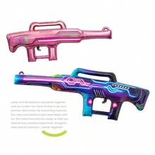 Mixed Color Cyberpunk Style Aluminum Foil Balloons - Futuristic Neon Gun Design Indoor/Outdoor Decoration And Party Supplies - 1pc - View 3