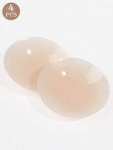 Plus Size Reusable Silicone Nipple Covers, Invisible Sweatproof Pasties For Swimsuits Wedding Dresses - Multicolor - View 17