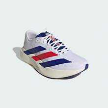 adidas Adizero Evo SL 舒適百搭 蘇格蘭隊配色 織布回彈跑步鞋 男款 白色 - 白色 - 查看 3