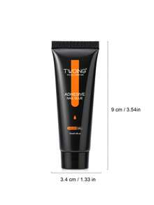 TWOING 3pcs/1pc 15ml Semi-Solid Nail Tips Glue Gel For False Nails, Press-On Tips, Rhinestones & Resin Gems, Long-Lasting Home Nail Art, UV/LED Lamp Required - 15ml - View 10