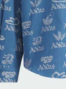 Adidas/Adidas Authentic 三葉草男款寬鬆版型滿版印花時尚襯衫 JN1662 - JN1662 - 查看 4