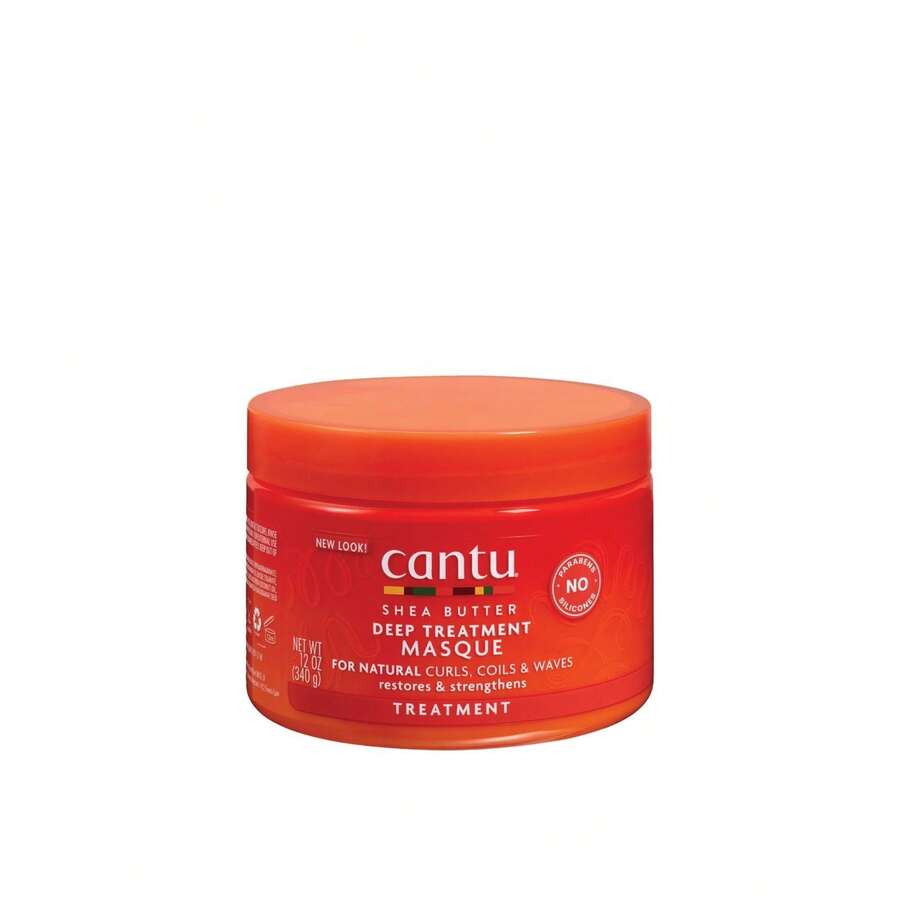 Cantu كانتو زبدة الشيا ماسكارا علاج عميق للشعر 340 جرام - زبدة الشيا النقية، تغذية الشعر - ملابس رسمية - مشاهدة 1