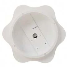 N625P300082083W) Flower-Shaped Coffee Table, 360° Rotating Tabletop, Rotating Living Room Table, Two-Tier Sofa Table, 2 Storage Surfaces, Recommended Total Load Capacity 30 Kg, MDF, Cream White - White - View 10