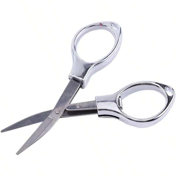 Tijeras Plegables de Acero Inoxidable Portátiles para Senderismo y Pesca