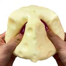 Gefüllter quadratischer Käse-Quetschball, neuartiges weiches Design mit schneller Rückfederung, keine Verformung, süße Schreibtischdekoration geeignet für Zuhause oder Büro, perfekt als Feiertagsgeschenk, lustige und süße Geschenke, Geburtstagsgeschenke, Ostergeschenke, Halloween-Geschenke, Weihnachtsgeschenke, Partygeschenke, Squishy, Squishy-Spielzeug, Squishy-Stressball, Dumpling-Squish, Spielzeug für Erwachsene und Mädchen - Verschiedenfarbig - Übersicht 2